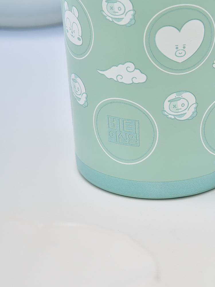 BT21 Tumbler à Bouchon Rabattable K-HANGARI (420ML)