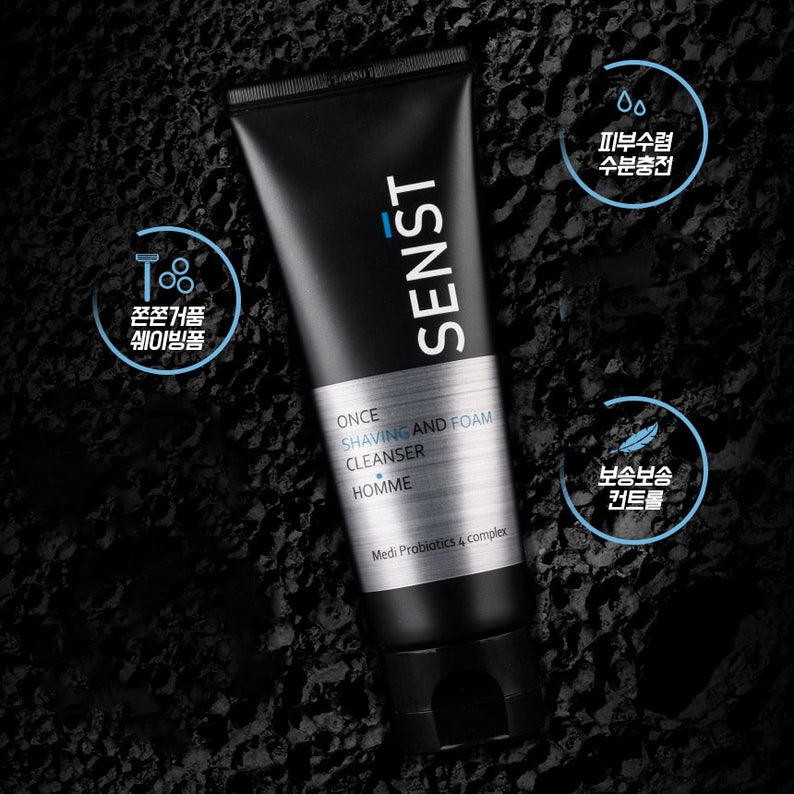 MEDIFLOWER 1+1+1 Sensitive Once Shaving & Foam Cleanser Homme 120ml