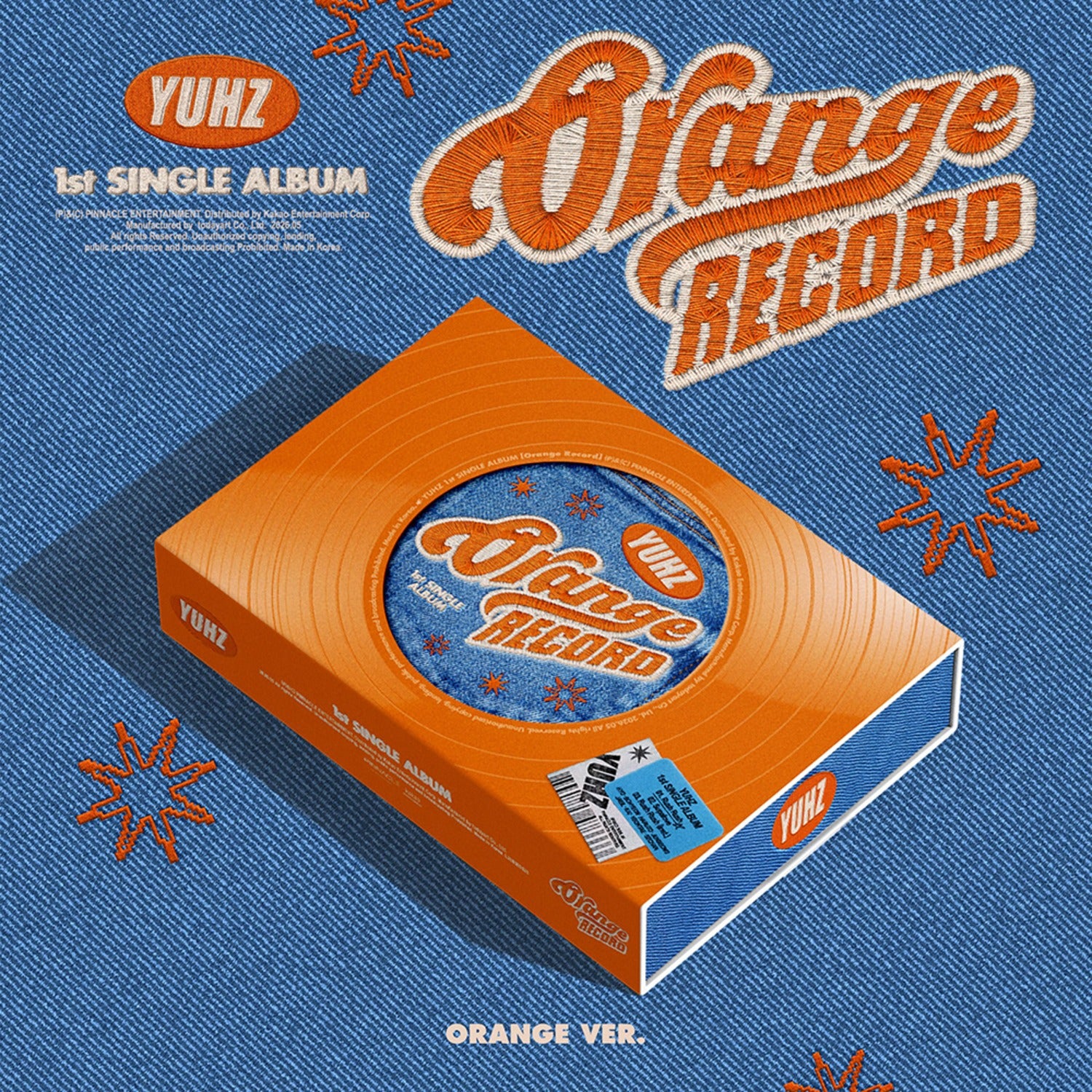 YUHZ - 1st Single Album [Orange Record] (Orange ver.) - Album Kpop Ma Petite Corée