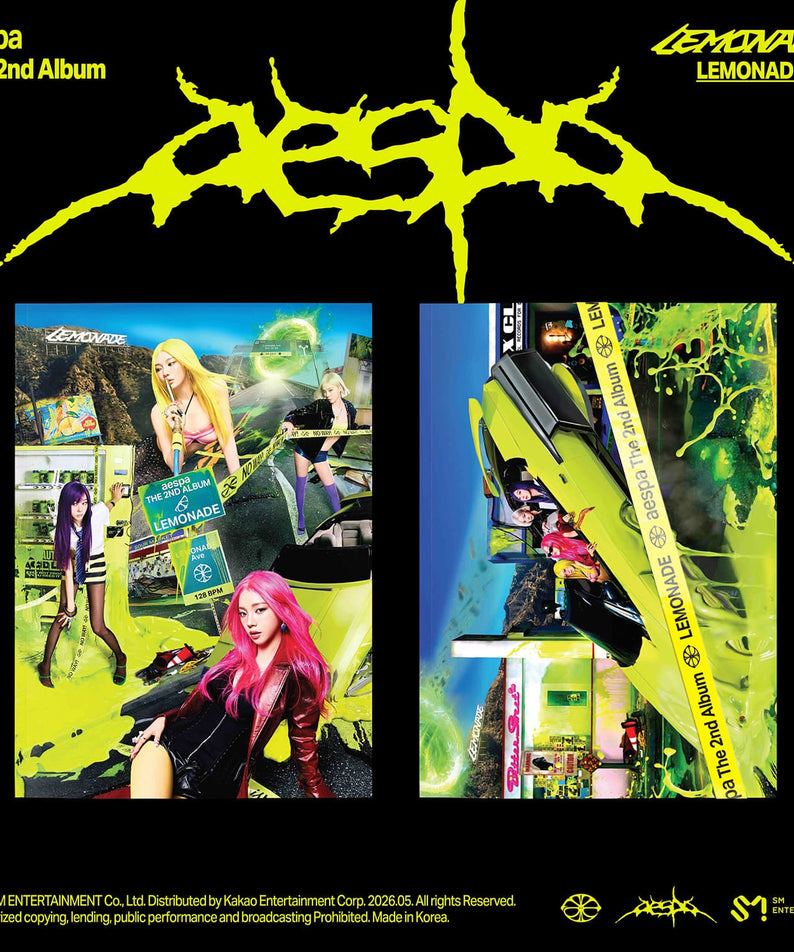 aespa - 2nd Full Album [LEMONADE] (LEMONADE Ver.) (Random 1 of 2) - Album Kpop Ma Petite Corée