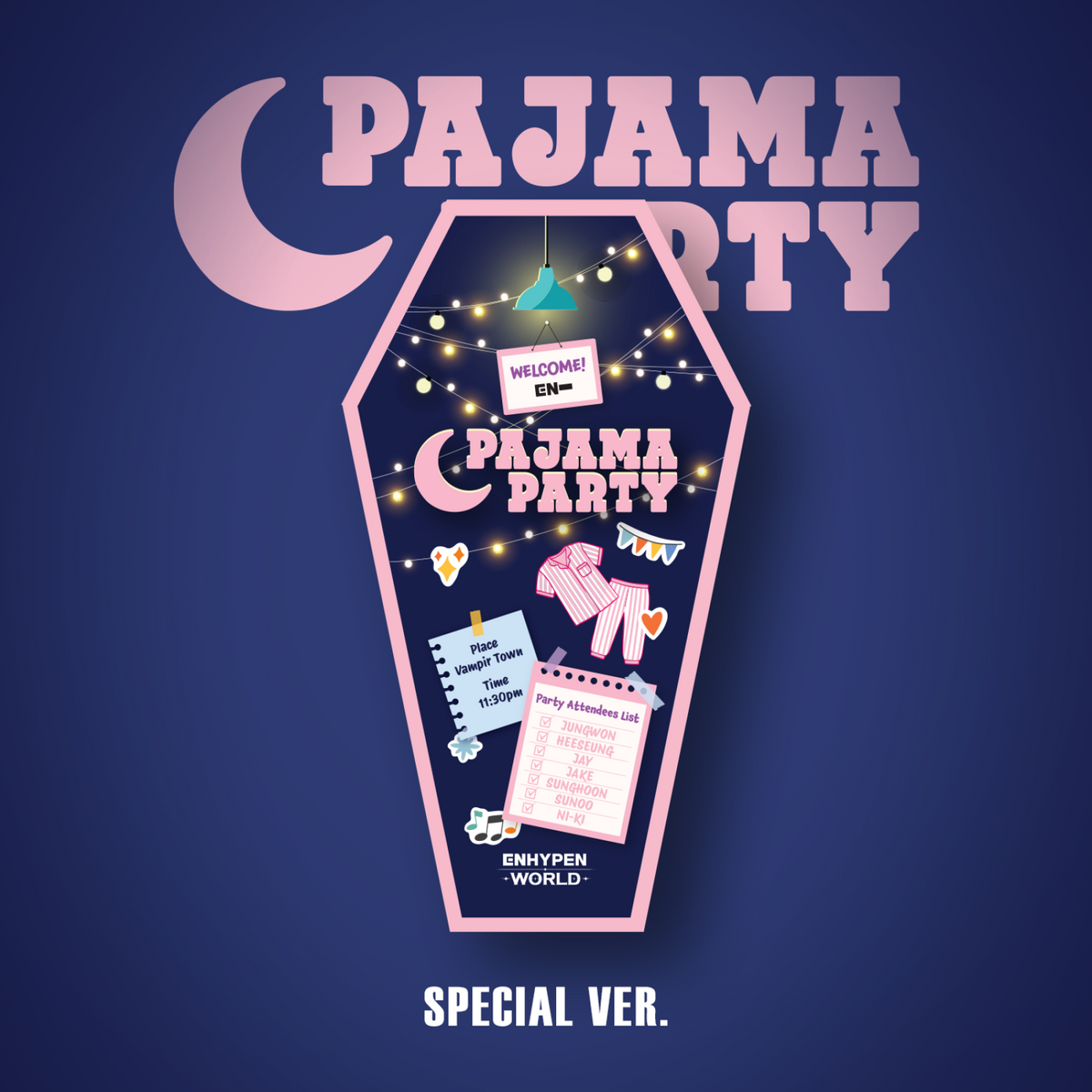 ENHYPEN ENHYPEN - World Coupon Card Collection - Pajama Party Special Version