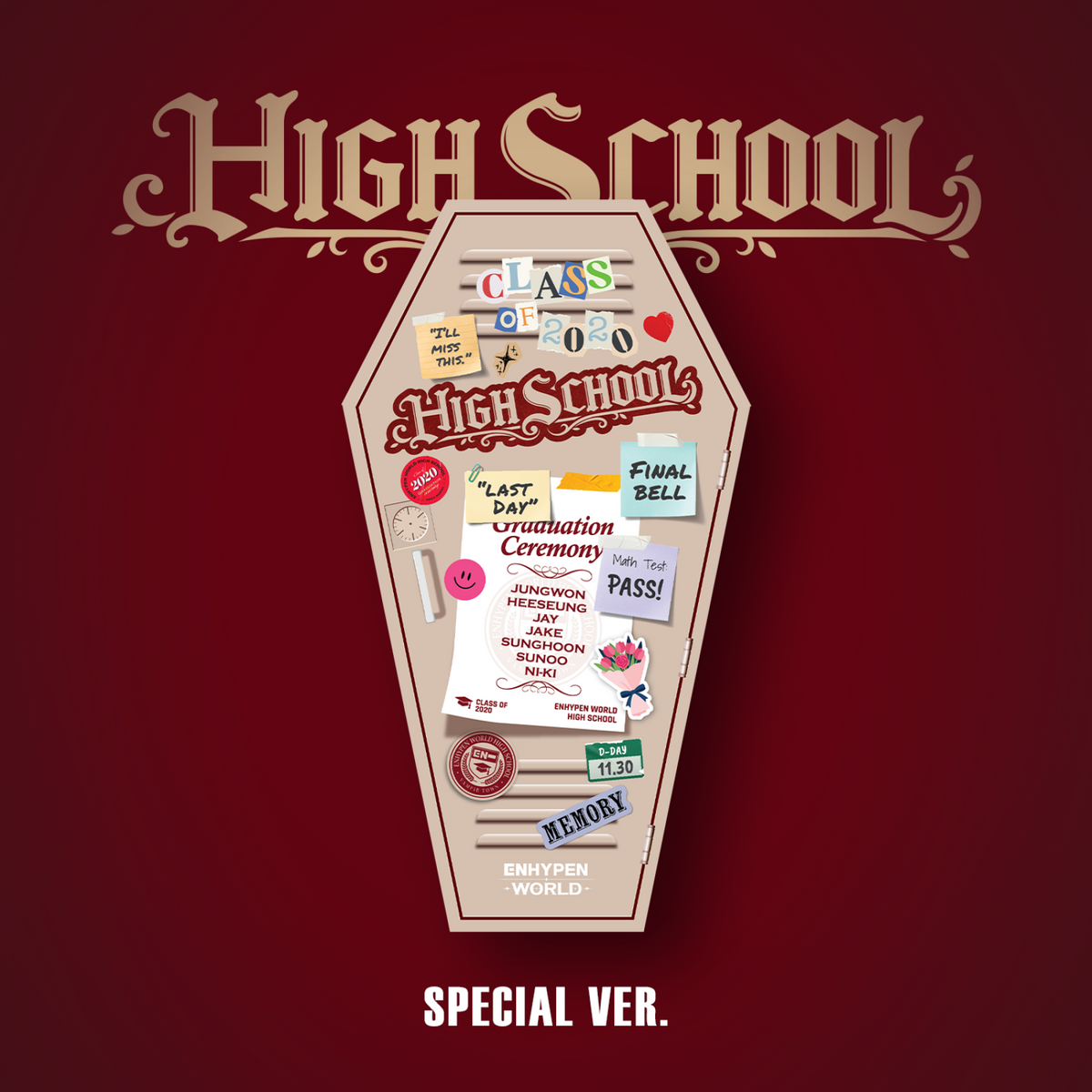 ENHYPEN ENHYPEN - World Coupon Card Collection - High School Special Version