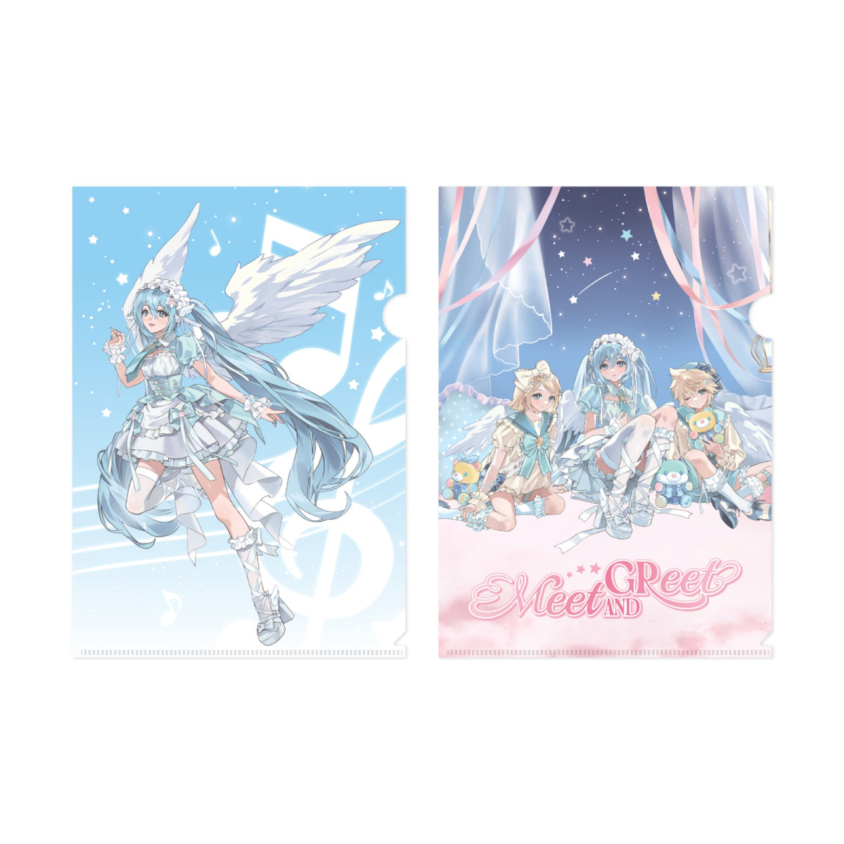 MIKU & RIN & LEN MIKU & RIN & LEN - Clear File - Pop-up Store Seoul MD