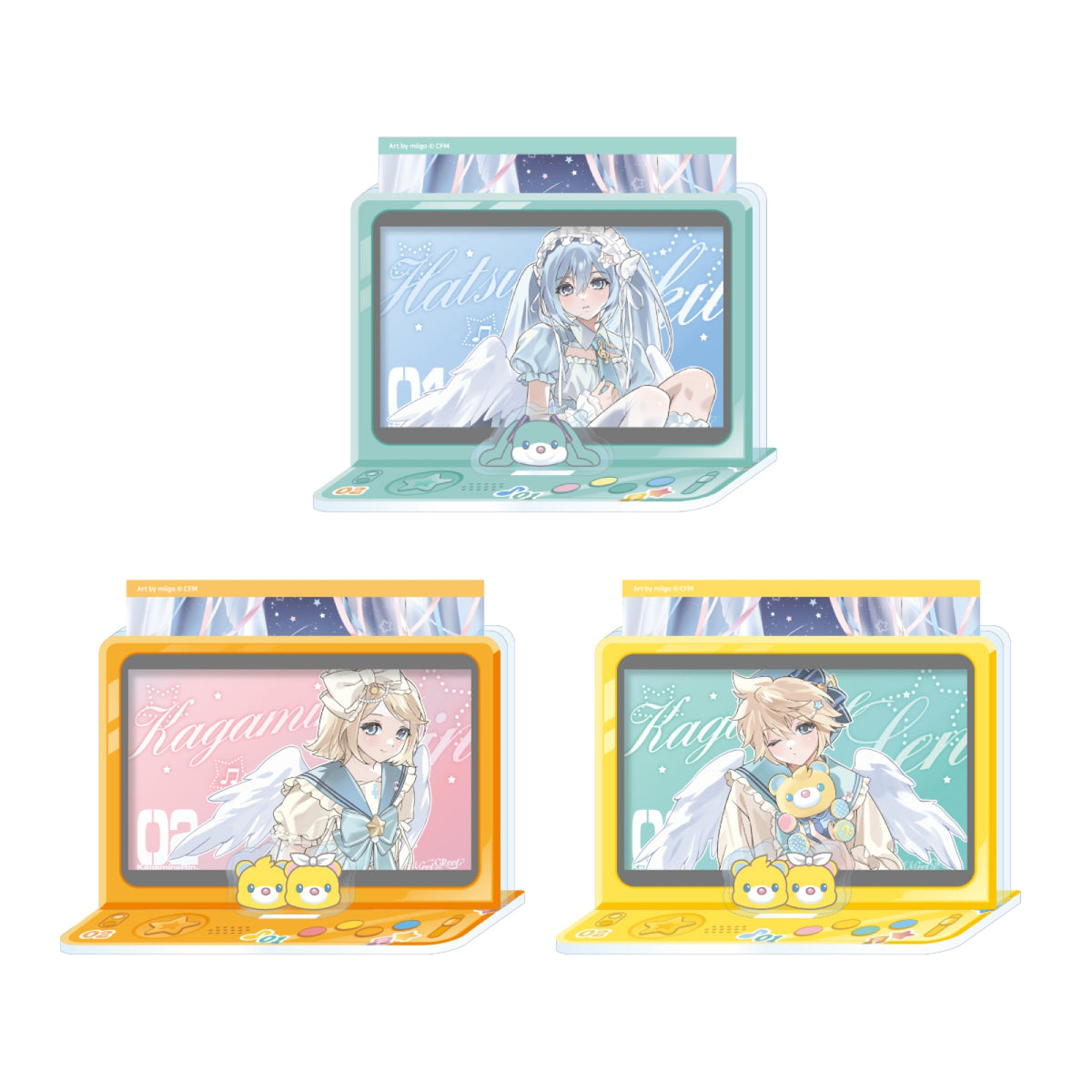 MIKU & RIN & LEN MIKU & RIN & LEN - Photocard Frame Stand Acrylique - MD Officiel