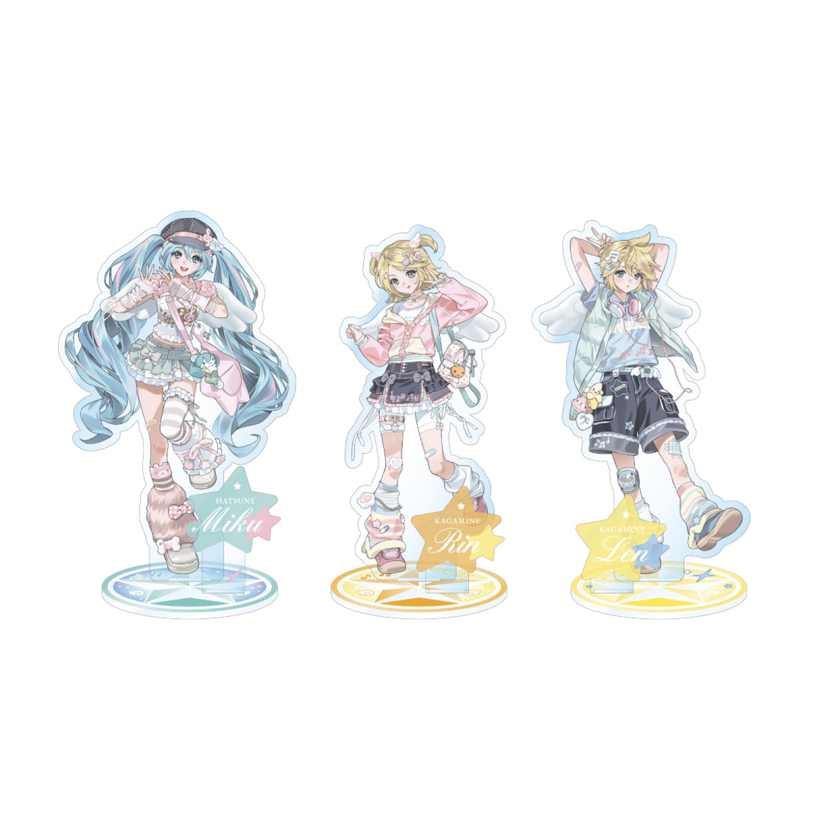 Miku & Rin & Len Miku & Rin & Len - Acrylic Stand - Meet and Greet Ver. - MD