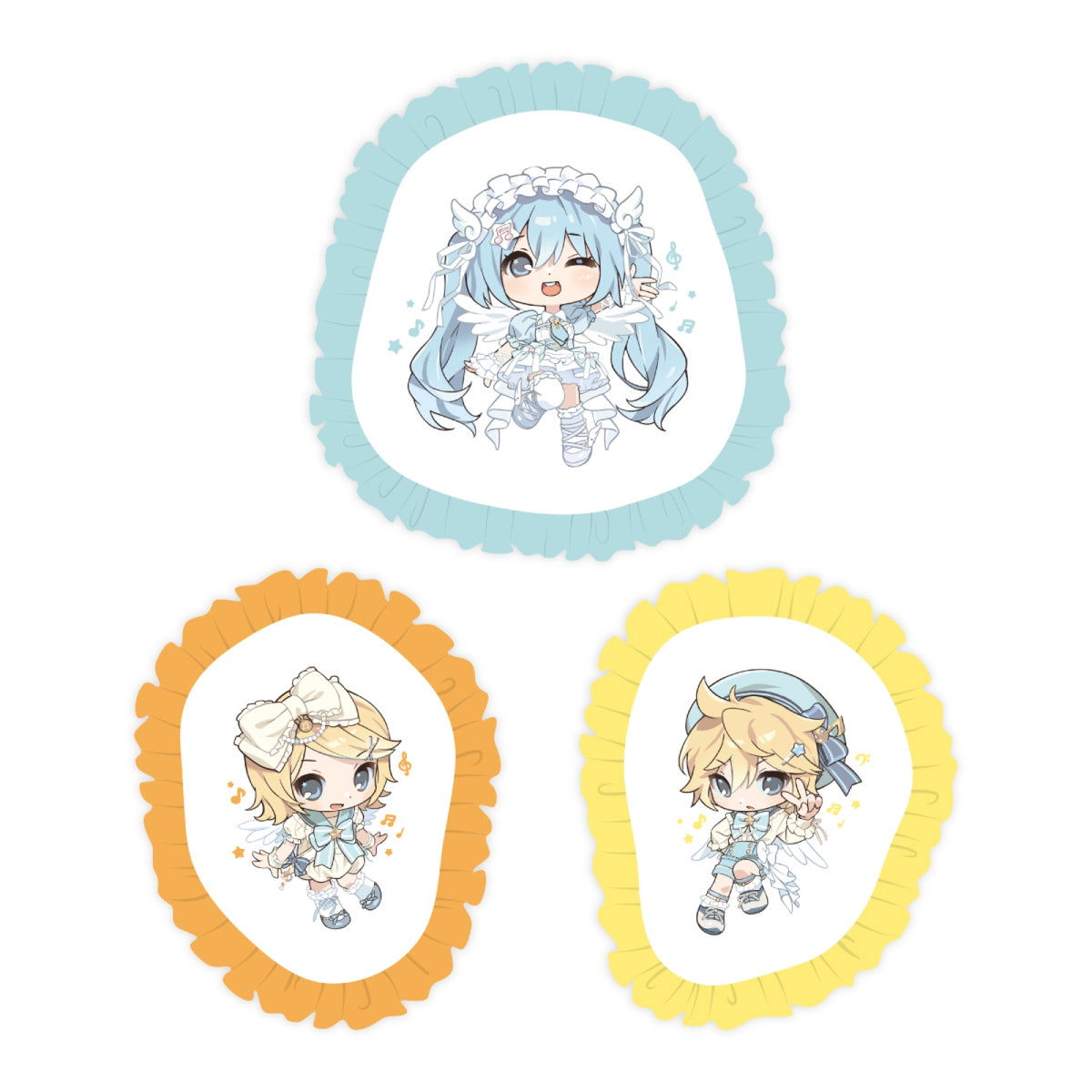 MIKU & RIN & LEN MIKU & RIN & LEN - Face Cushion - Meet and Greet Ver. - MD