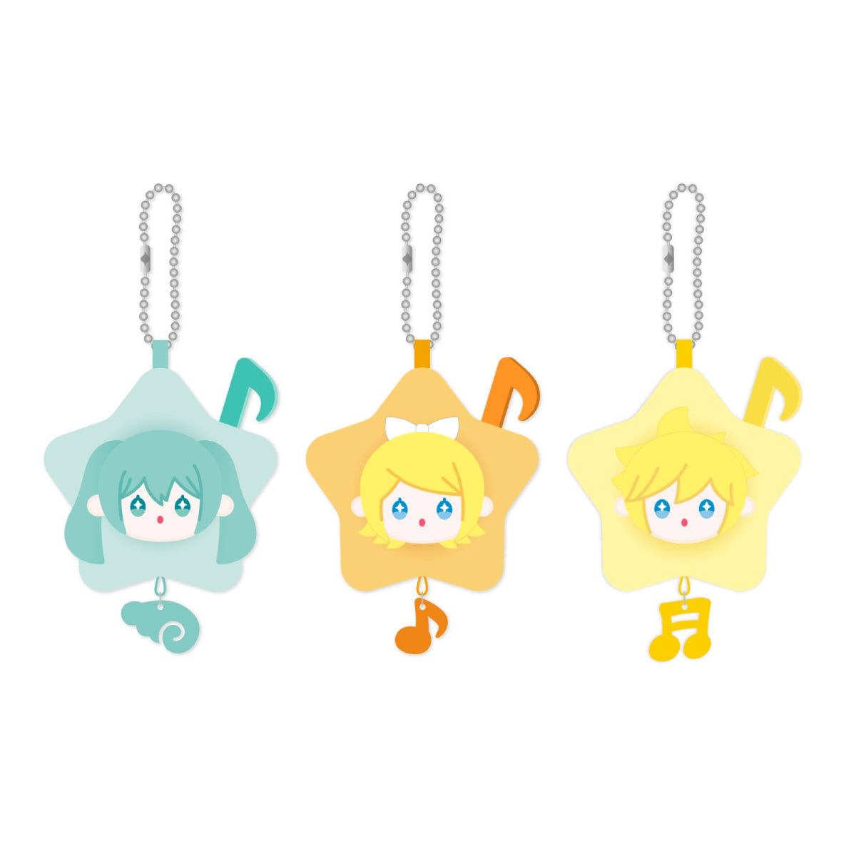 Miku & Rin & Len MIKU & RIN & LEN - Porte-clés Peluche Ministarz 8cm - MD Officiel