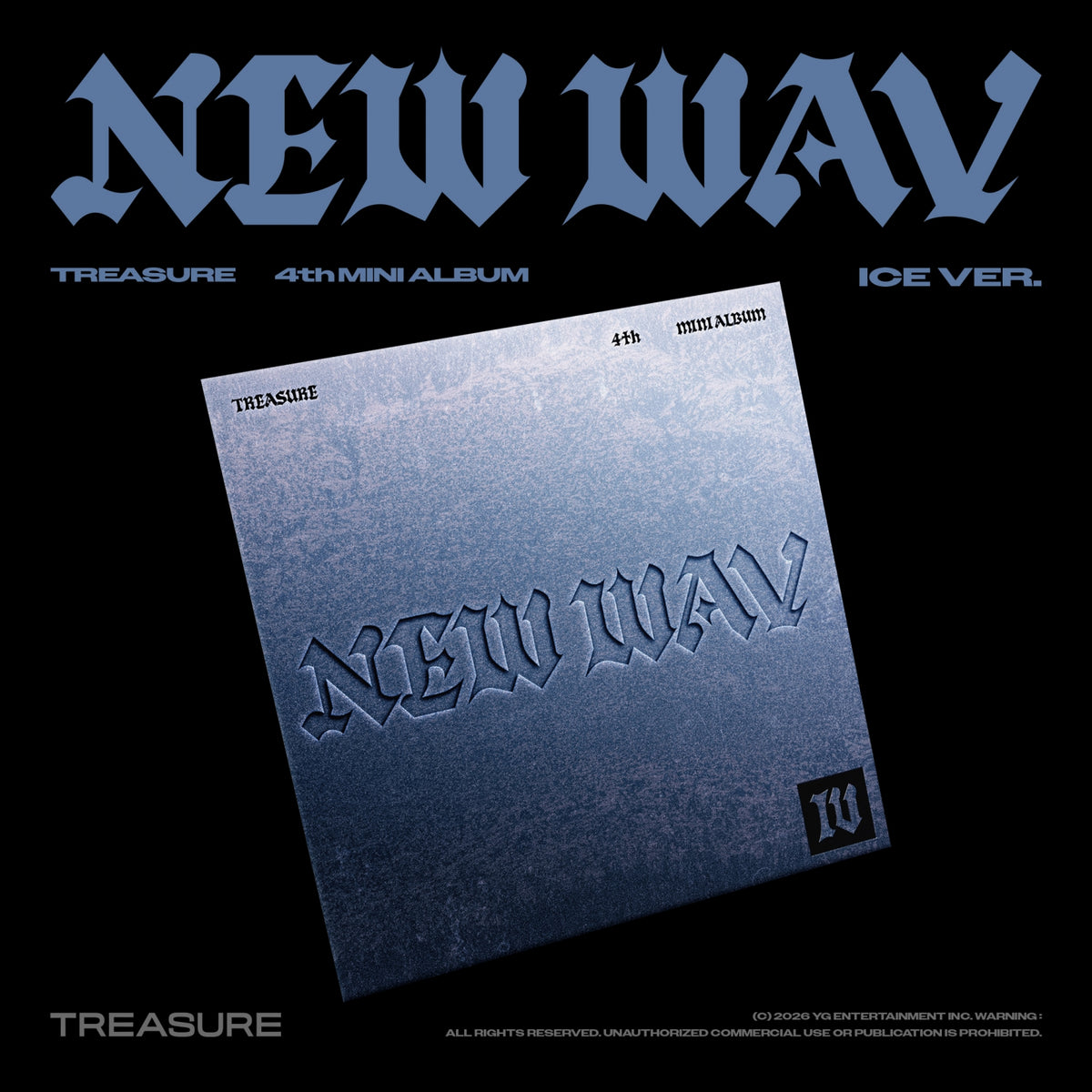 TREASURE TREASURE - NEW WAV - Ice Ver. - Mini Album
