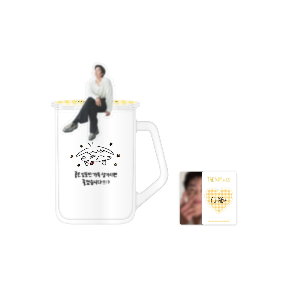 Chae Jong Hyeop Chae Jong Hyeop - Verre + Stopper Acrylique - Set MD Fanmeeting THE WAY for US