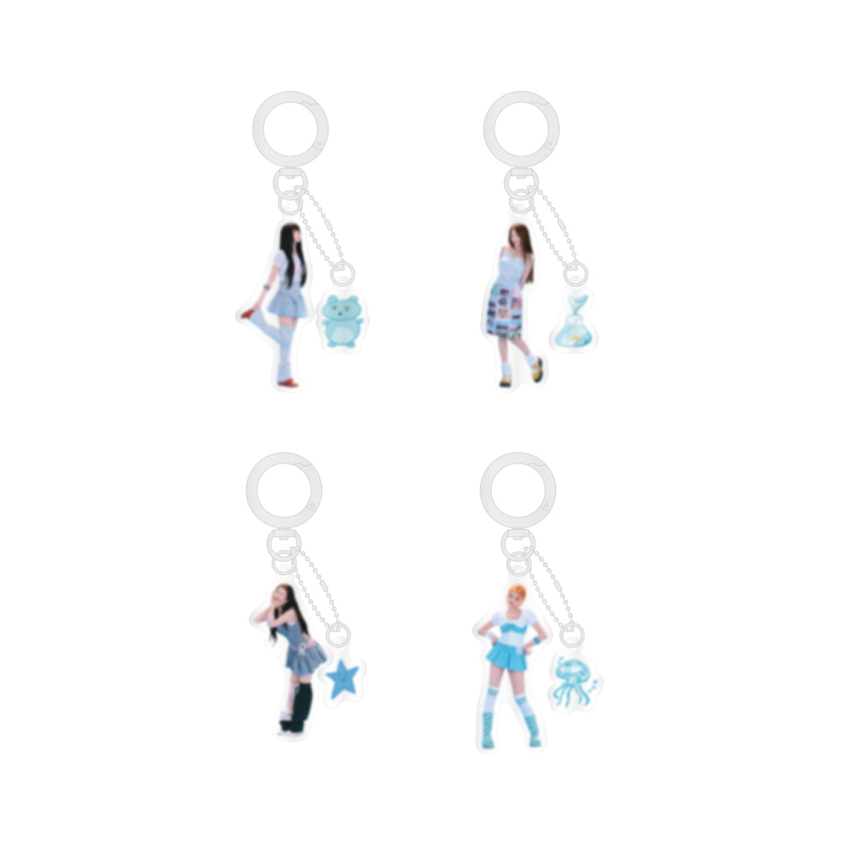 FIFTY FIFTY FIFTY FIFTY - Acrylic Keyring - Imperfect-I'mperfect POP UP MD