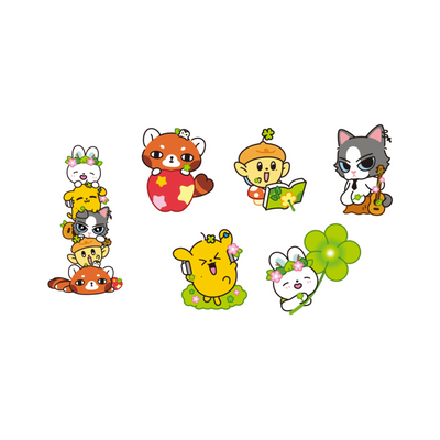 AND2BLE - Set of 14 Removable Stickers - Sequence 01 Curiosity - Official MD