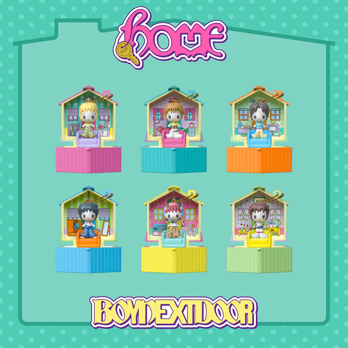 BOYNEXTDOOR BOYNEXTDOOR - HOME - Pocket Home Ver. - Album Régulier (Set de 6 Albums)