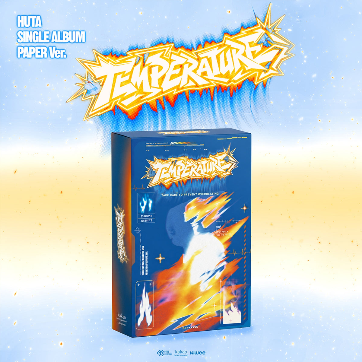 HUTA HUTA - TEMPERATURE - Paper Ver. - Single Album