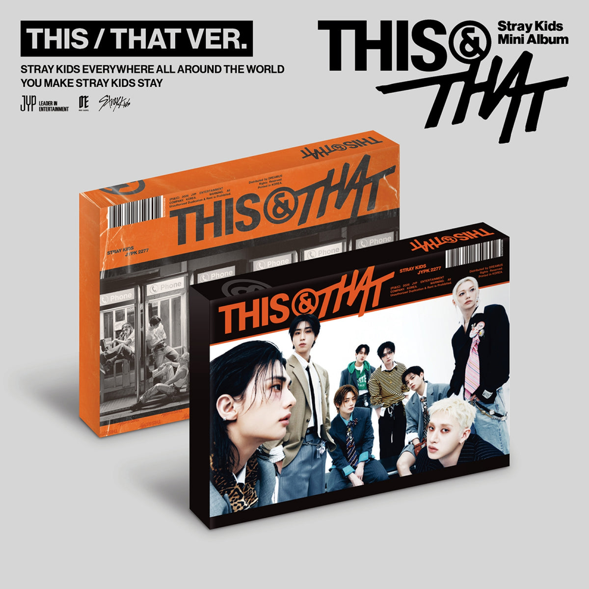 Stray Kids Stray Kids - THIS & THAT - Mini Album (THIS Ver. / THAT Ver.)