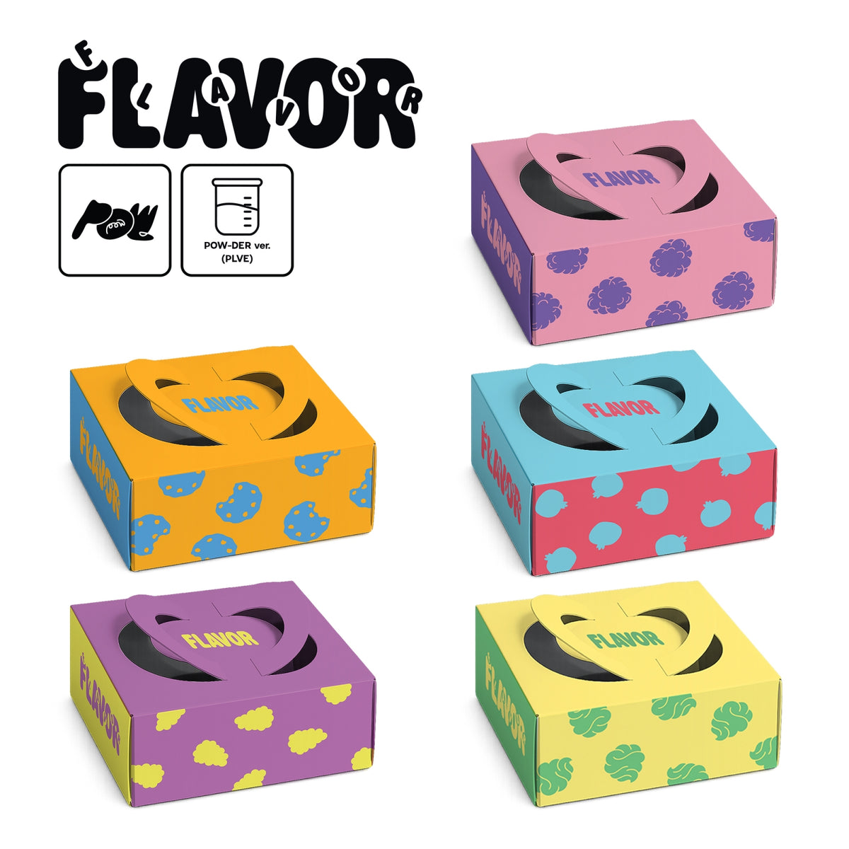 POW POW - FLAVOR - POW-DER Ver. - Single Album