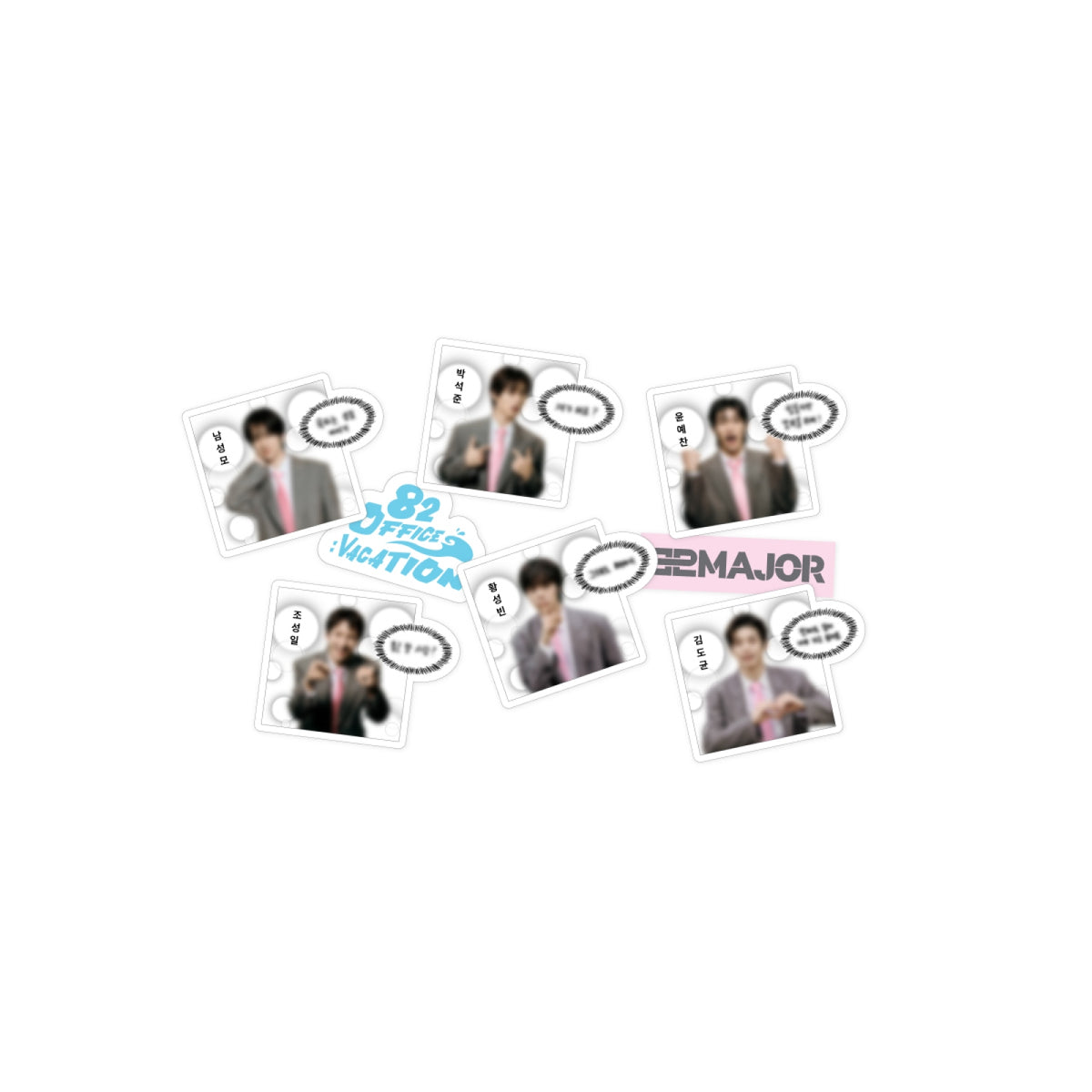 82MAJOR 82MAJOR - Sticker Set - 2026 Fan-Concert 82 Office : Vacation - Official MD