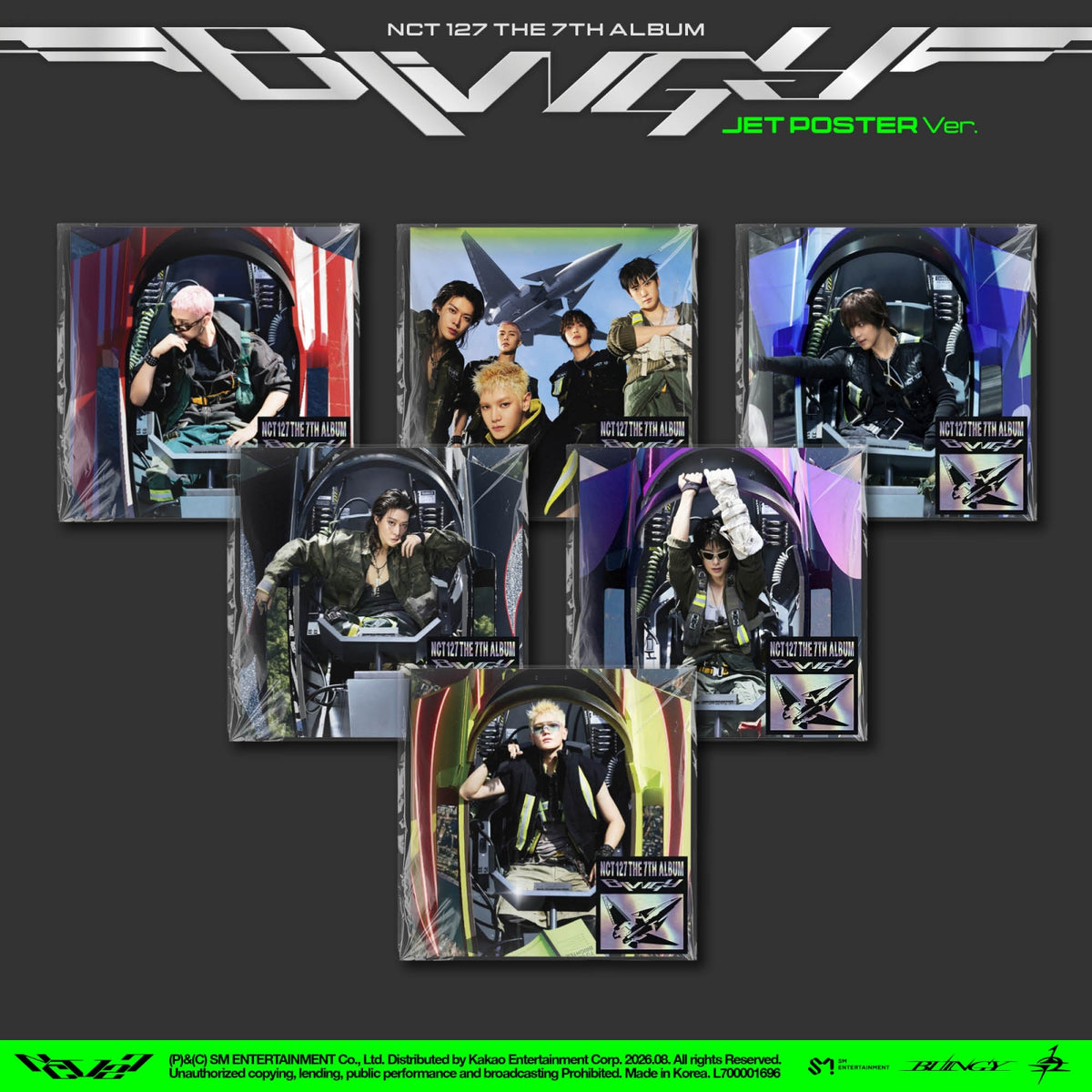 NCT 127 NCT 127 - BLINGY - JET Poster Ver. - Album Régulier
