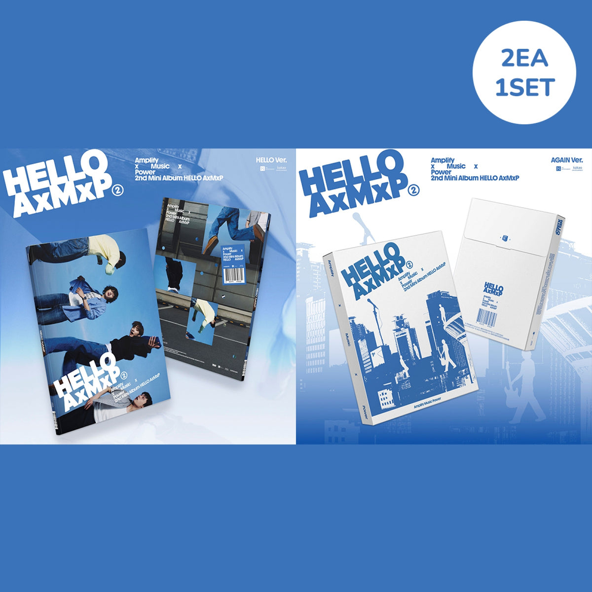AxMxP AxMxP - HELLO AxMxP - HELLO Ver. / AGAIN Ver. - Mini Album (Set de 2 Albums)