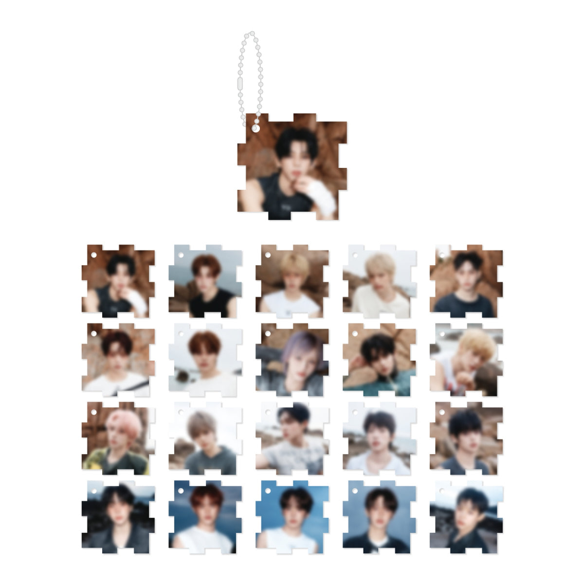 idntt idntt - Puzzle Keyring Acrylique Aléatoire - FAN-CON TOUR [20] Seoul MD