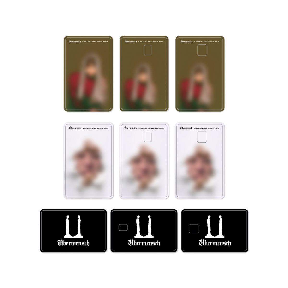 G-DRAGON G-DRAGON - Card Cover Sticker - 2025 World Tour in Korea