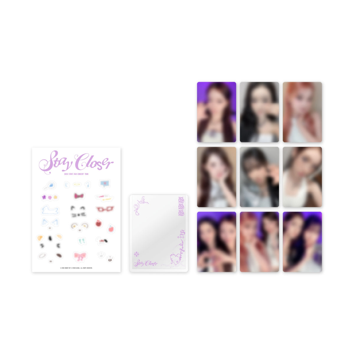 STAYC STAYC - Photocard Deco Pack - Stay Closer Fan Concert Tour - Official MD