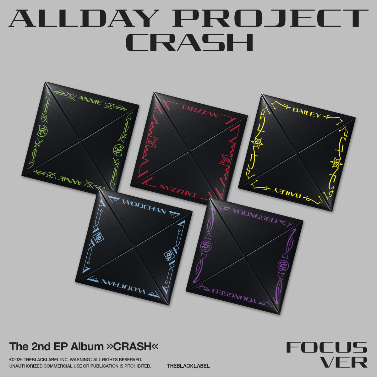 All Day Project All Day Project - CRASH - 2nd EP Album (FOCUS Ver.)