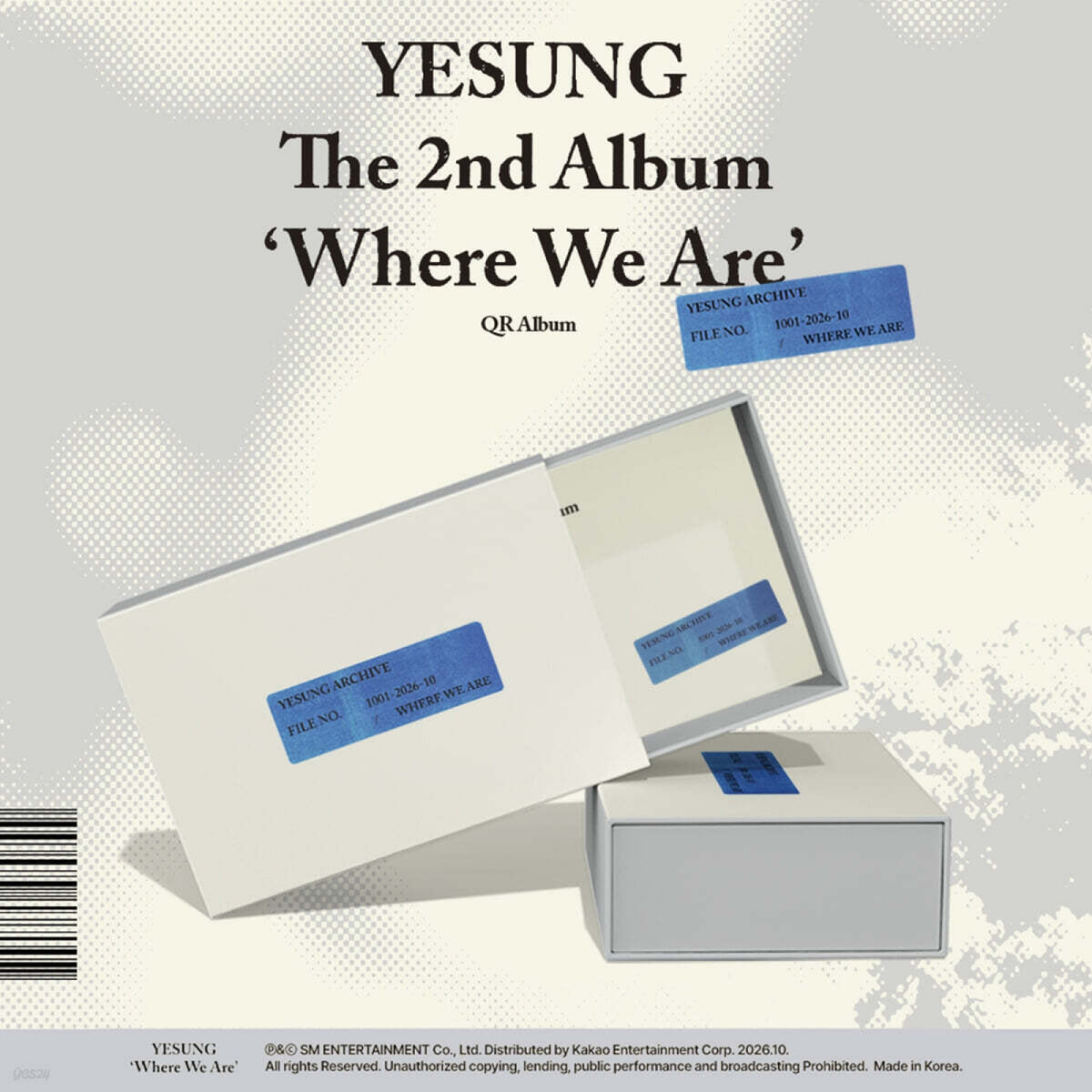 Yesung Yesung - Where We Are - QR Ver. - 2nd Album Régulier