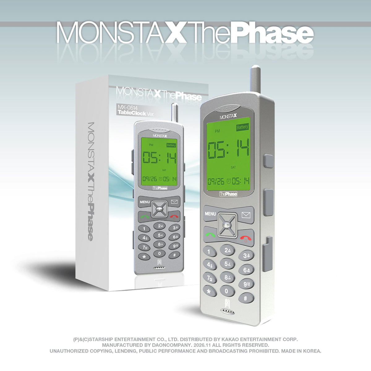 MONSTA X MONSTA X - The Phase - Table Clock Ver. - EP Album