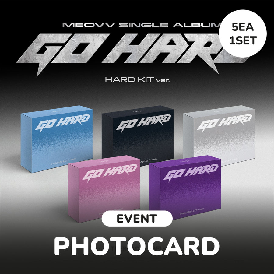 MEOVV - GO HARD - HARD KIT Ver. - Single Album (Set of 5 Albums)