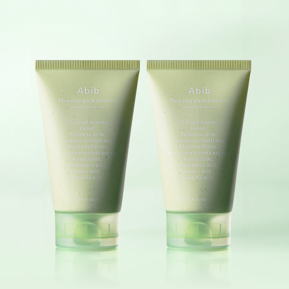 ABIB Pore Clay Pack Cleanser Heartleaf Charcoal Pack To Foam