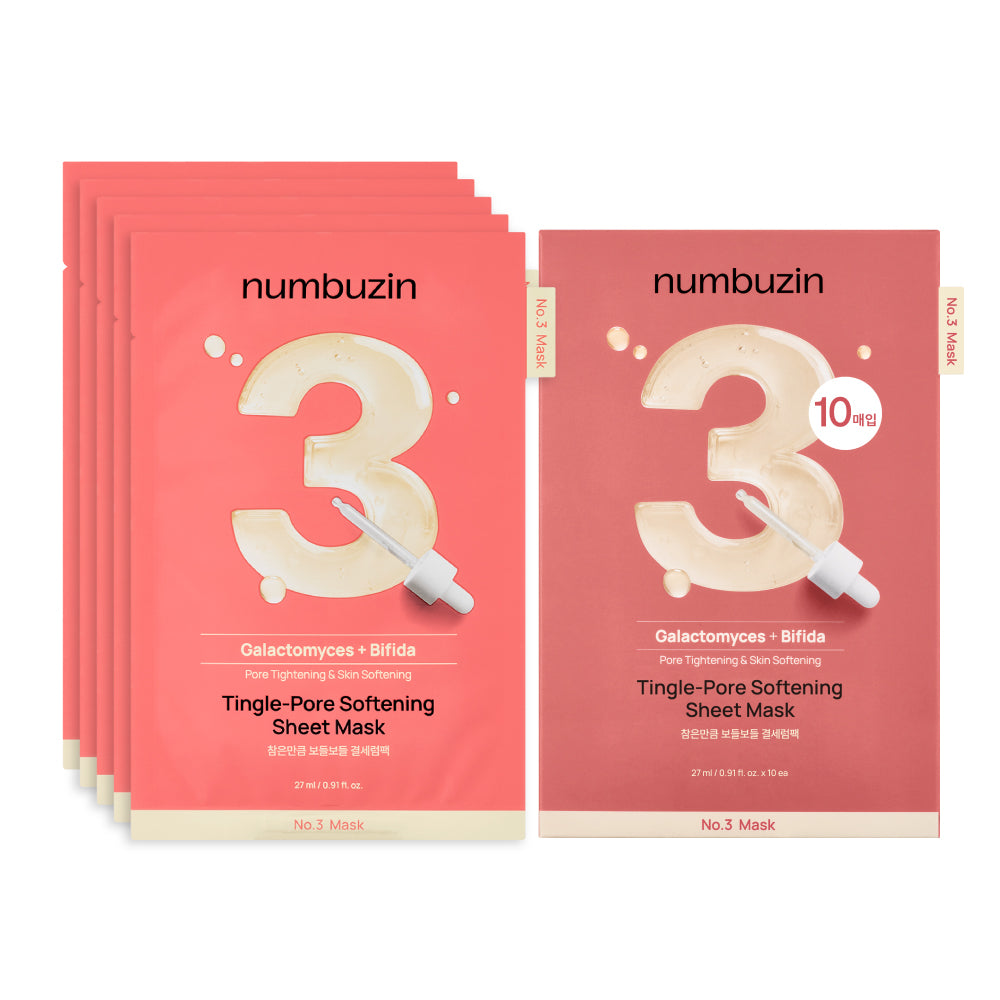 NUMBUZIN No.3 Skin Softening Serum Mask Pack 10 Sheets