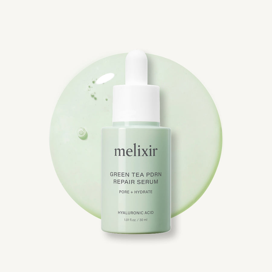 MELIXIR Green Tea PDRN Repair Serum 30ml Duo