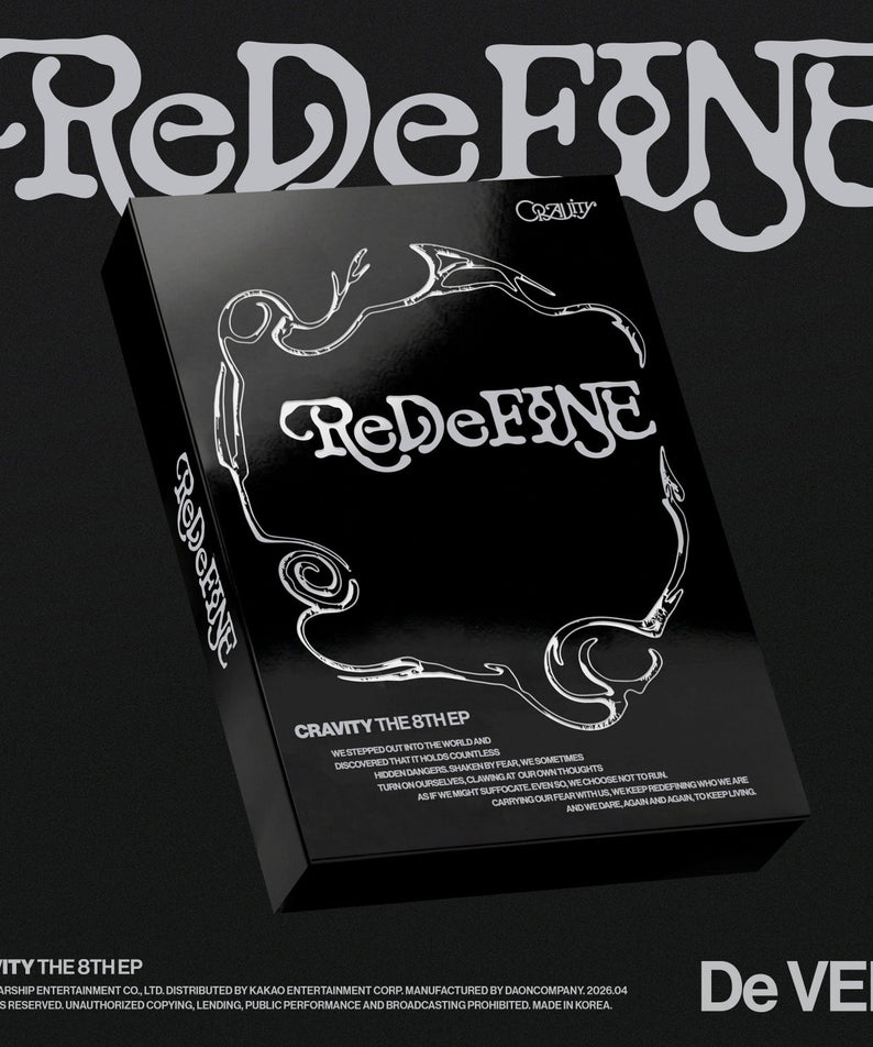 CRAVITY - CRAVITY THE 8TH EP [ReDeFINE] (De VER.) (Limited) - Album Kpop Ma Petite Corée