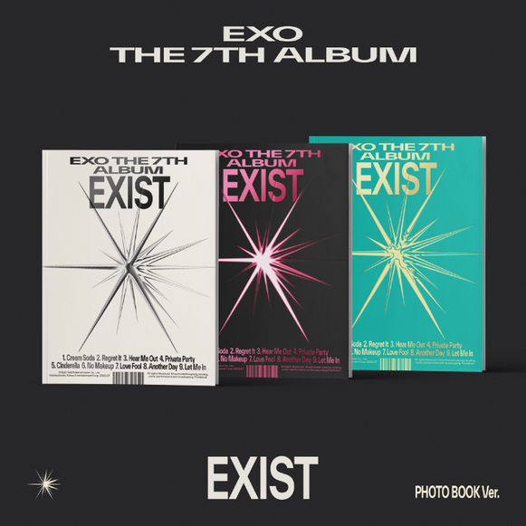 EXO 7th Album Exist (Photo Book Ver./ Random Ver.) en stock sur Ma Petite Corée