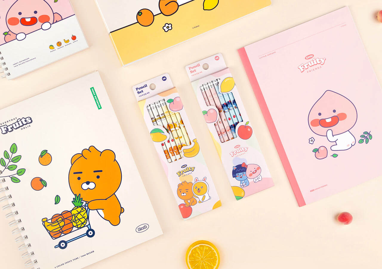Set Set Crayons Petit Ryan - Kakao Friends