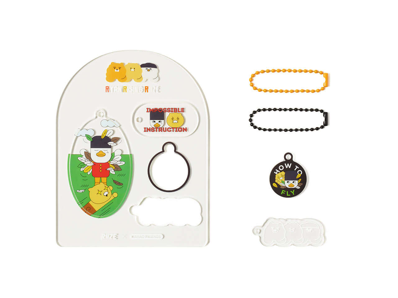 Porte-cles Acrylique Friends - Kakao Friends