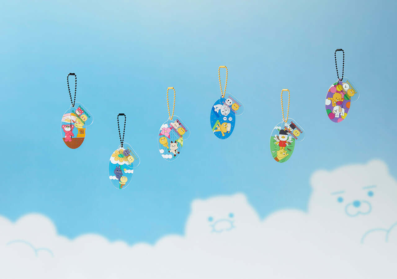 Porte-cles Acrylique Friends - Kakao Friends