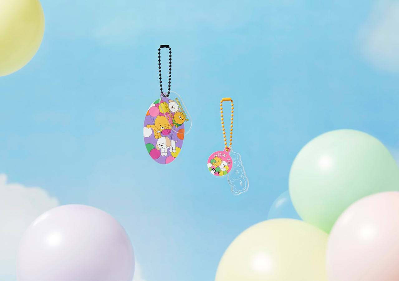 Porte-cles Acrylique Friends - Kakao Friends