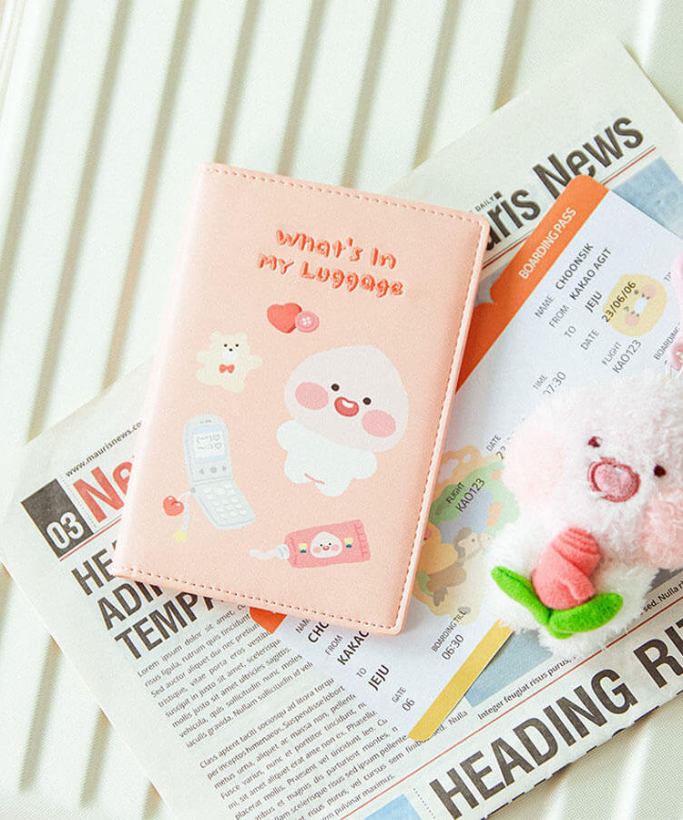 Etui Passeport Petite Apeach - Kakao Friends