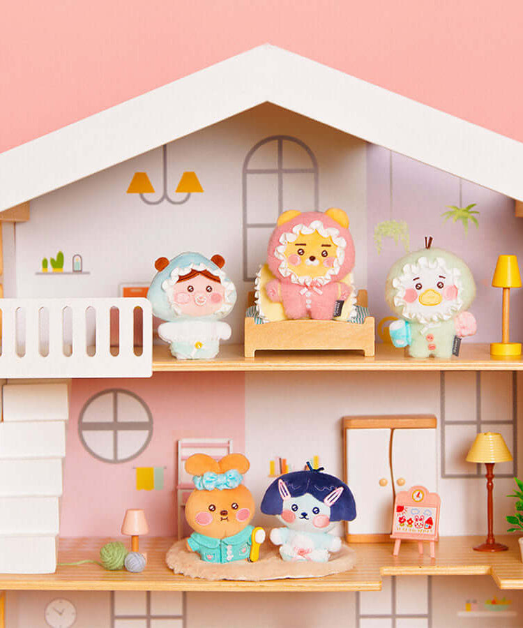 Peluche Porte-cles Petite Apeach - Kakao Friends