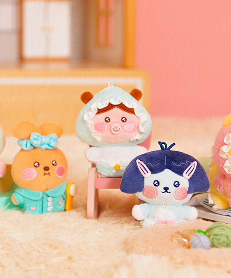 Peluche Porte-cles Petite Apeach - Kakao Friends