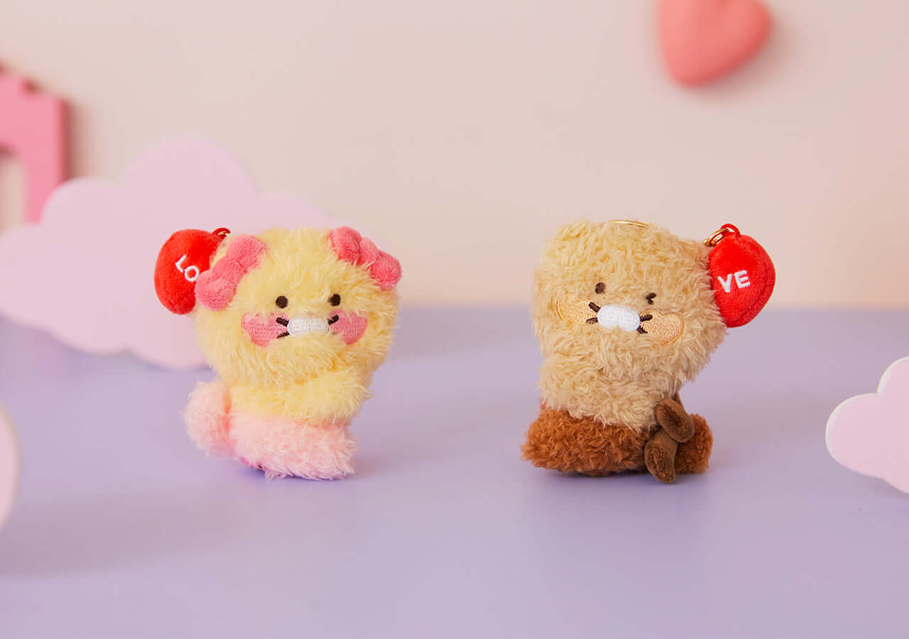 Set Peluche Porte-cles Chunsik - Kakao Friends