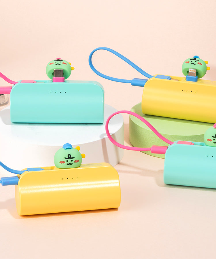 KAKAO FRIENDS - Casquette Batterie Externe Jordy Jaune - Detail 5