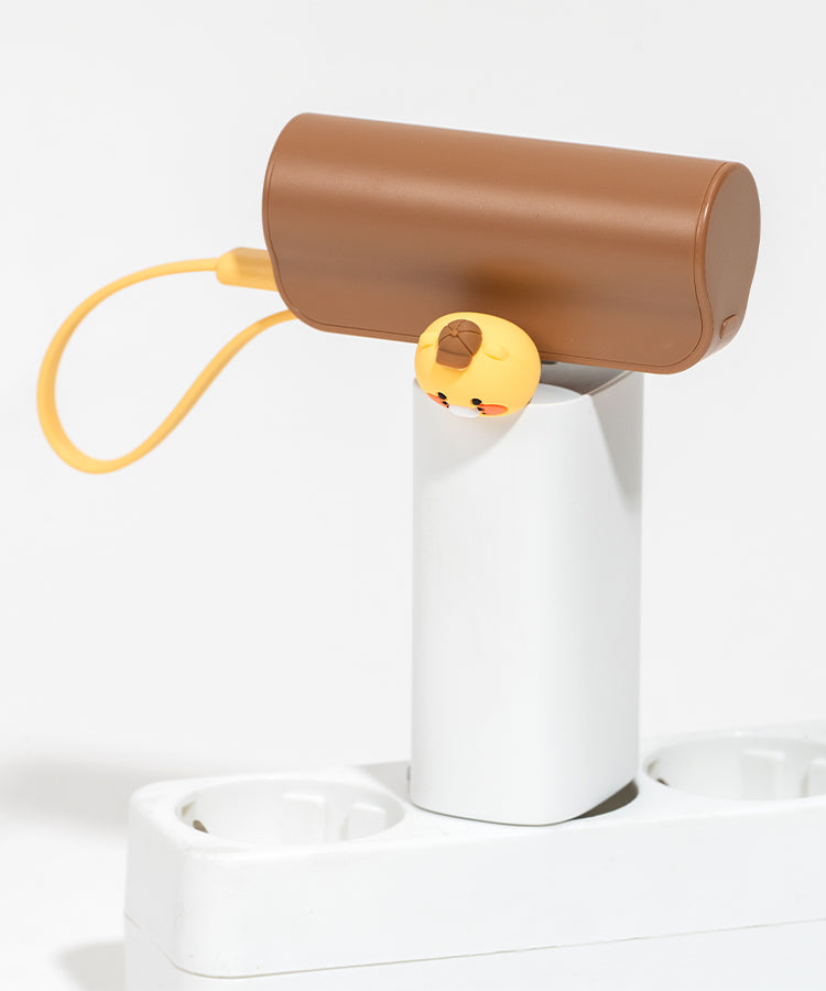 KAKAO FRIENDS - Casquette Batterie Externe Chunsik Marron - Detail 6