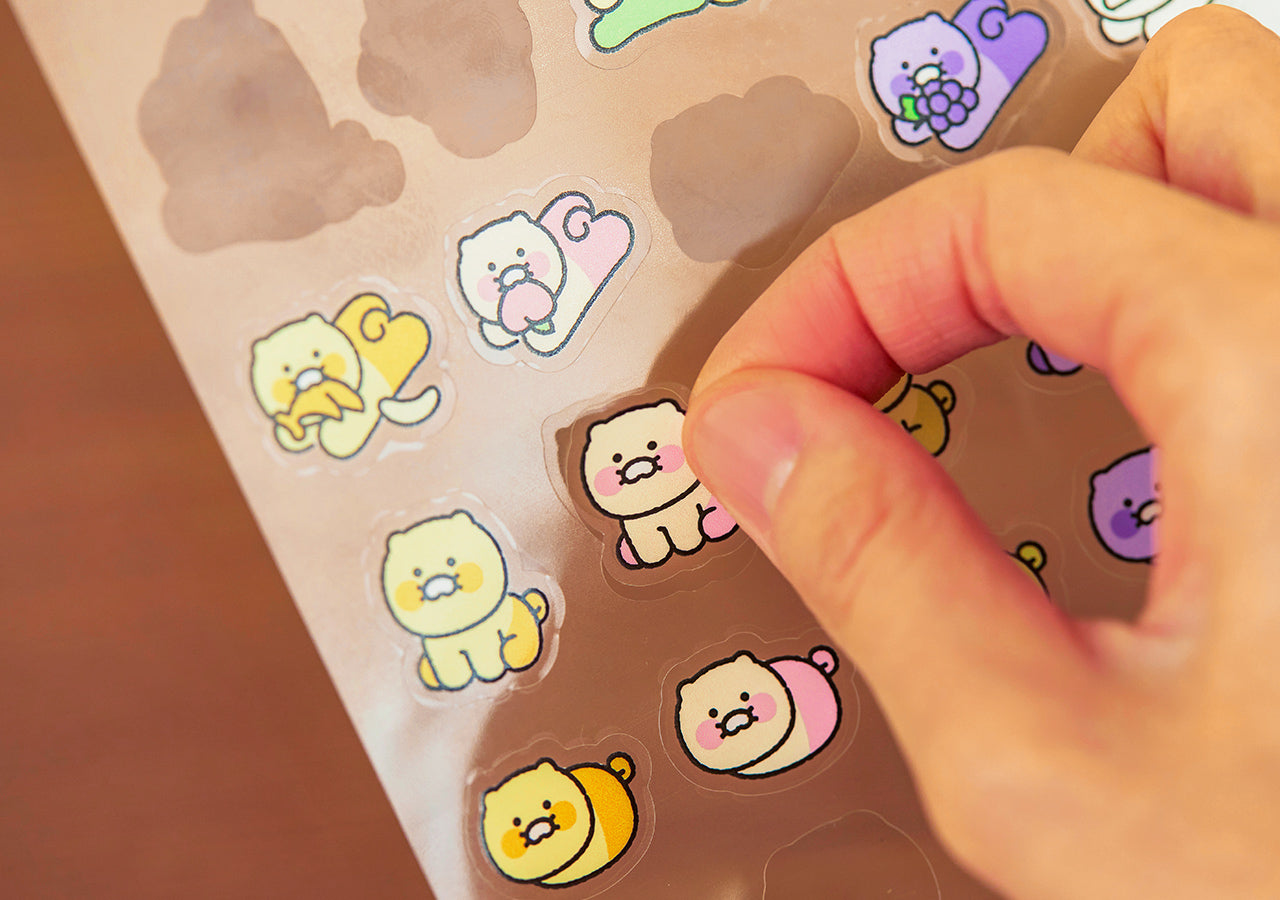 KAKAO FRIENDS - TransparentAutocollant Chunsik - Detail 6