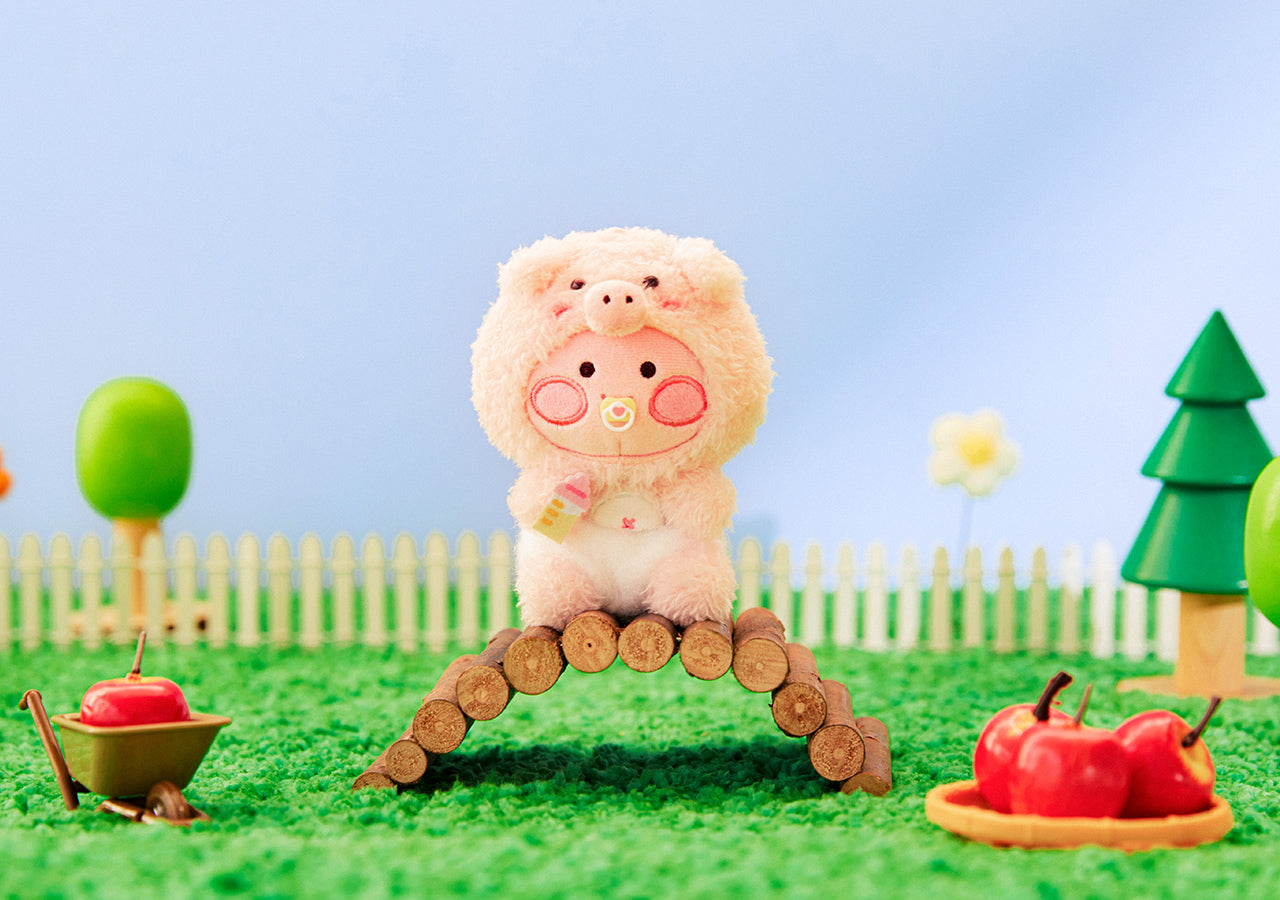 KAKAO FRIENDS - FRIENDZOO Porte-cles Peluche Little Apeach - Detail 5