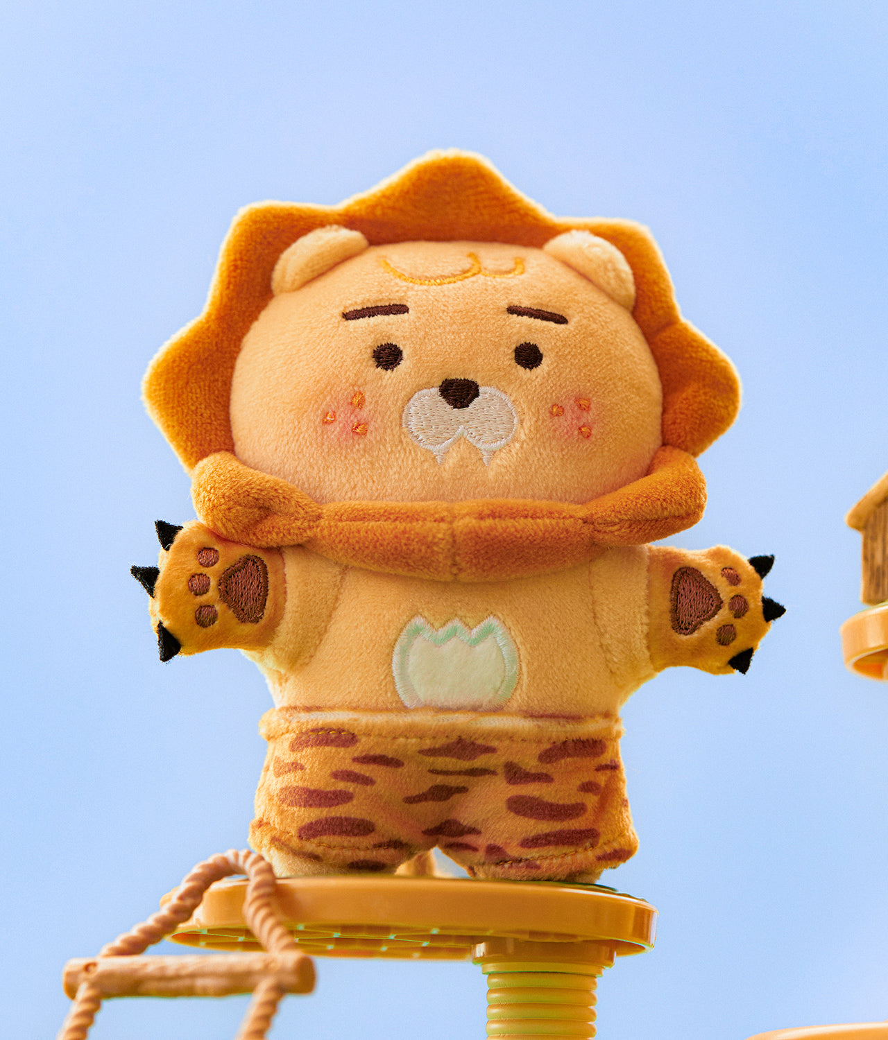 KAKAO FRIENDS - FRIENDZOO Porte-cles Peluche Little Ryan - Detail 6