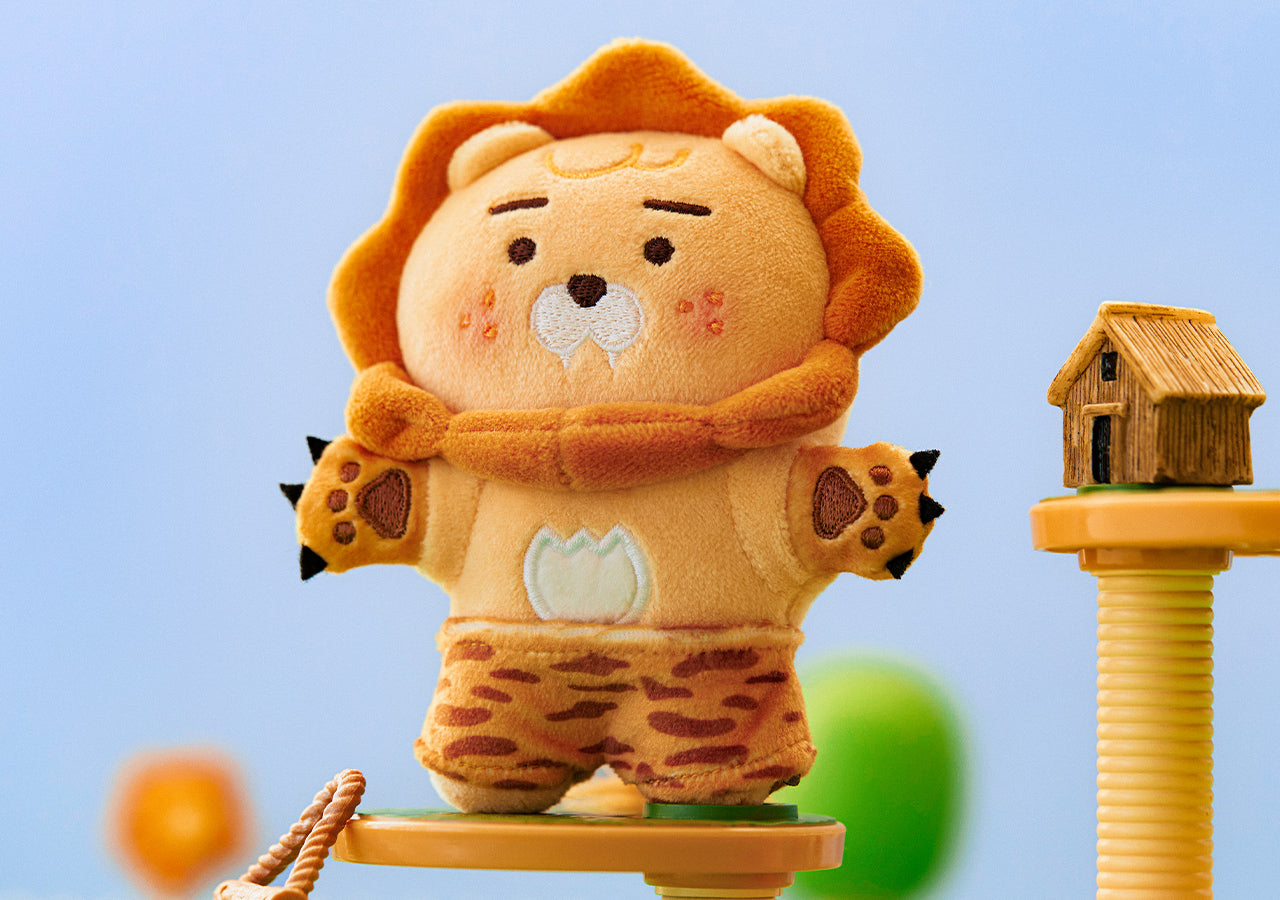 KAKAO FRIENDS - FRIENDZOO Porte-cles Peluche Little Ryan - Detail 7