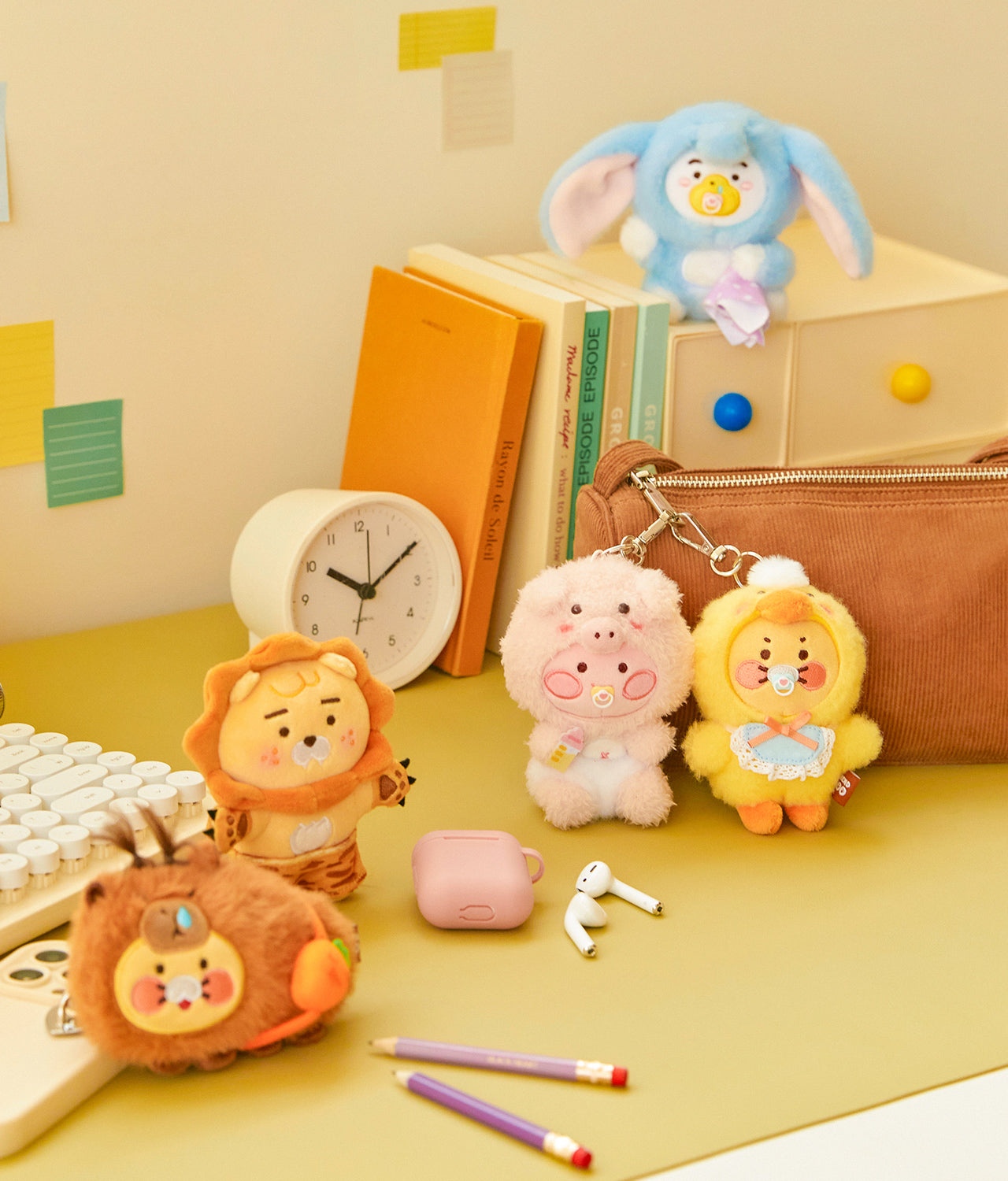KAKAO FRIENDS - FRIENDZOO Porte-cles Peluche Chunsik - Detail 9