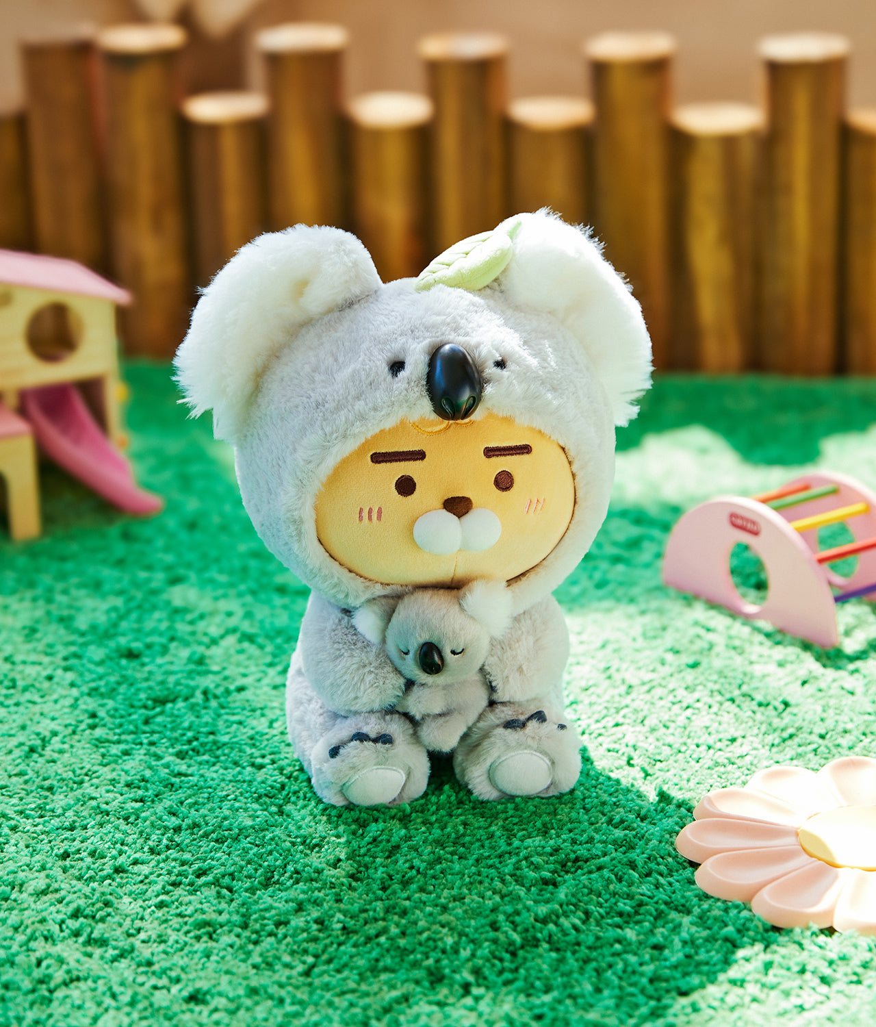 KAKAO FRIENDS - FRIENDZOO Peluche Little Ryan - Detail 4